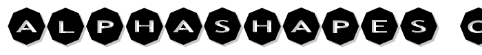 AlphaShapes octagons 2 font